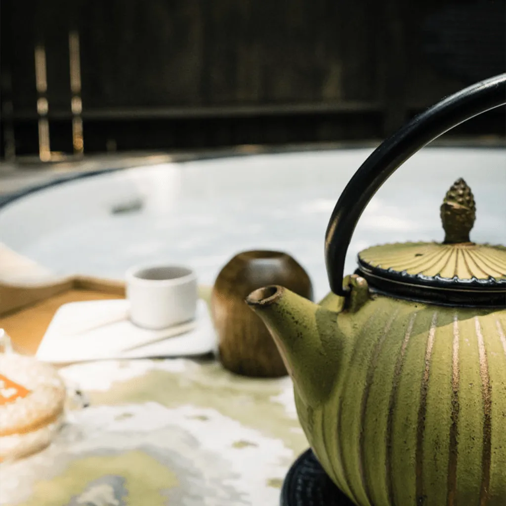 Sage Green Teapot for Relaxation